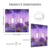 Wood Lavender Flower Pots Double Toggle Light Switch Cover 2