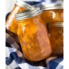 Whimsical Cellars Organic Peach Preserves Jam Jelly Fruit Spread Homemade (8oz) Thin Set