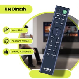 RYQIF RMT-AH500U Replacement Remote Control Intended for Sony Soundbar HT-S350 HT-SD35 SA-S350 SA-WSD35 SA-SD35 SA-WS350