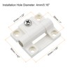 sourcing map 2Pcs Adjustable Torque Hinge, 43x36mm Plastic Countersunk Holes