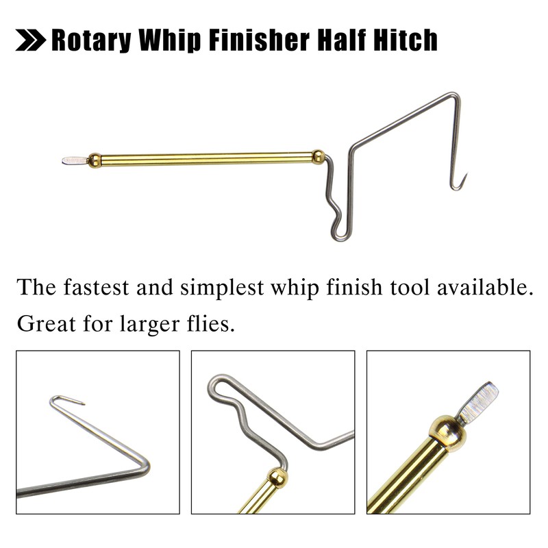 Fly Fishing Tying Tool Kit Including with Bobbin Finisher Scissors