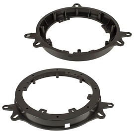 tomzz Audio 2855-006 Speaker Rings Adapter Brackets Compatible with Toyota CH-R Celica Corolla Prius Yaris Lexus Uva for 165 mm DIN Speaker