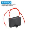 PATIKIL 4uF 450 V CBB61 Capacitor, 2Pcs Ceiling Fan Capacitor