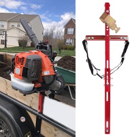 ELITEWILL Trailer Backpack Blower Holder Rack Compatible with Open Lawn Landscape Trailers Trucks - 1 Pack Backpack Blower