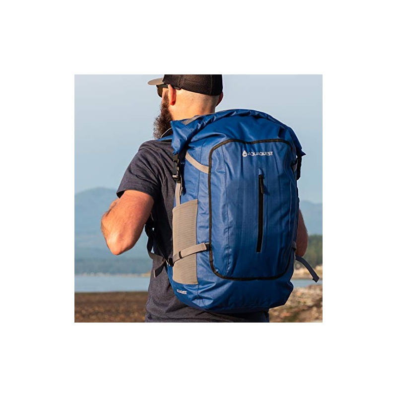 AquaQuest Riparia 45L Waterproof Backpack - Backpacking, Travel, Hunting, Fishing,