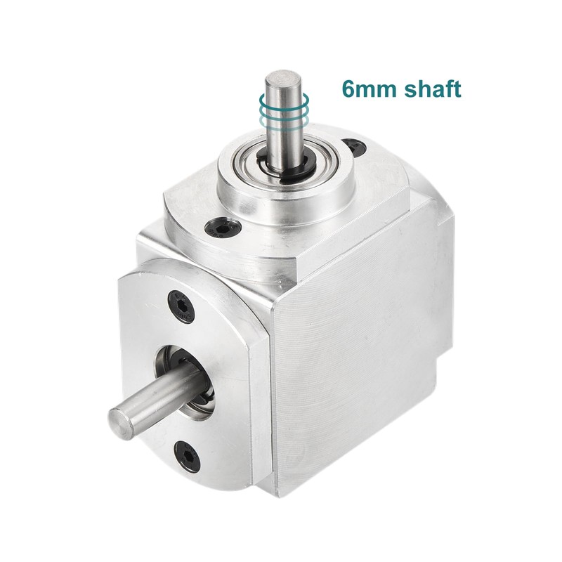 sourcing map Gear Box 90 Degree Right Angle Bevel Gearbox