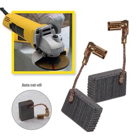 The Lord of the Tools 4 Pairs of CB325 Angle Grinder Carbon Brushes 194074-2 With Auto Cut Off 5x11x15-17mm Compatible With Makita 9553NB 9554NB 9555NB 9556NB 9557NB