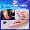 2pk Buzz Cleaning Pad, Dual Sided Scouring Pads Non Scratch