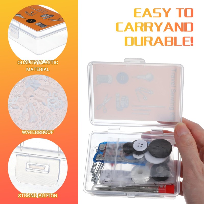 JOUTYFOR 10 Pack Travel Sewing Kit, Mini Sewing Kit Bulk