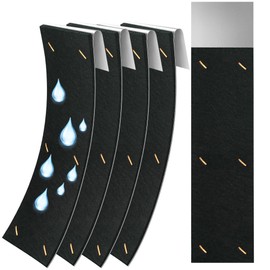 Joewuzun 4pack 11.8" x 3.5" Gutter Noise Dampener Rain Gutter Downspout Silencer Portable Gutter Silencer Insert Adjustable Gutter Drip Silencer Fits 3" X 4" Gutter Downspout Extensions