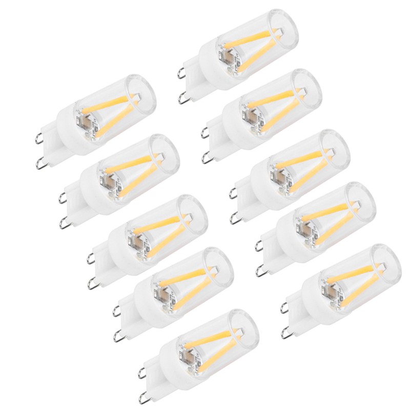 10Pcs G9 Base LED Light Bulbs 1.5W AC110V BiPin Bulb
