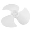 NIKOU 2Pcs Plastic Fan Blades, 3 Leaves Electric Fan Accessories