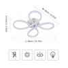 SENQIU Modern LED Ceiling Light, 30W Creative Ceiling Lamp Fixture