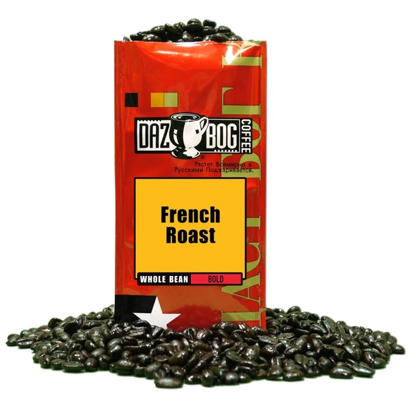 Dazbog Coffee, French Roast Coffee, 12 Ounce