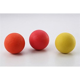 Therapy in Motion Massage Ball Set with 3 Different Densities for Yoga, Pilates & Trigger Point Release - 3 x 6cm Balls