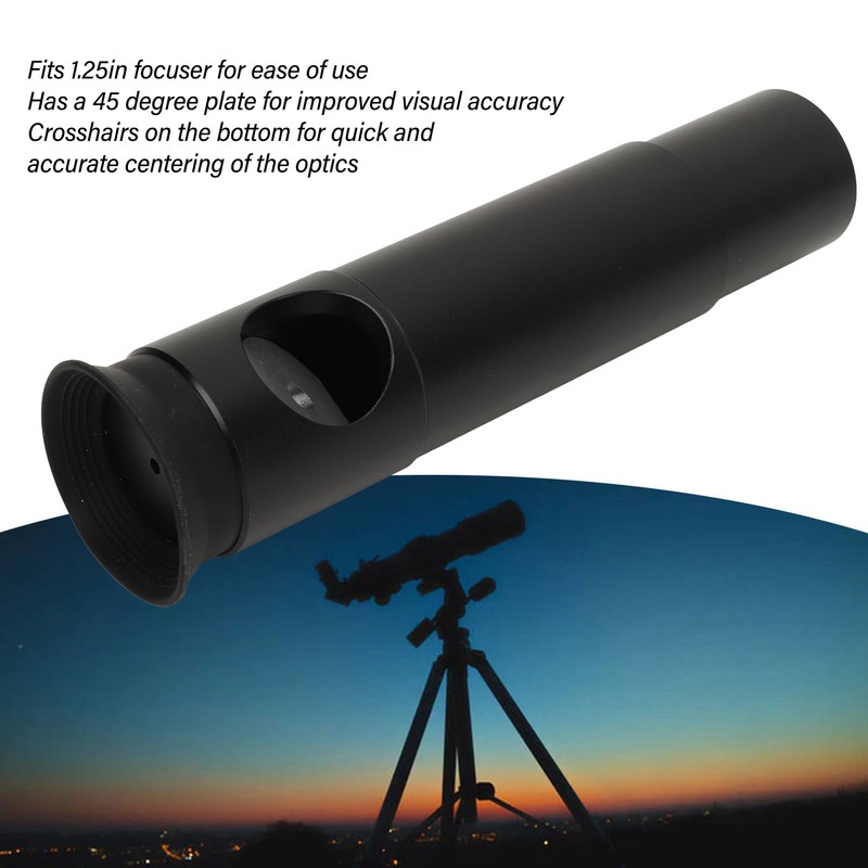 1.25in Metal Collimating Cheshire Eyepiece Reflector Telescope Eyepiece For Astronomical