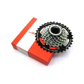 Sturmey Archer Sunrace Sturmey- MFM4S 7CV Freewheel, tooth compatible 7-speed threaded - Chrome, Silver