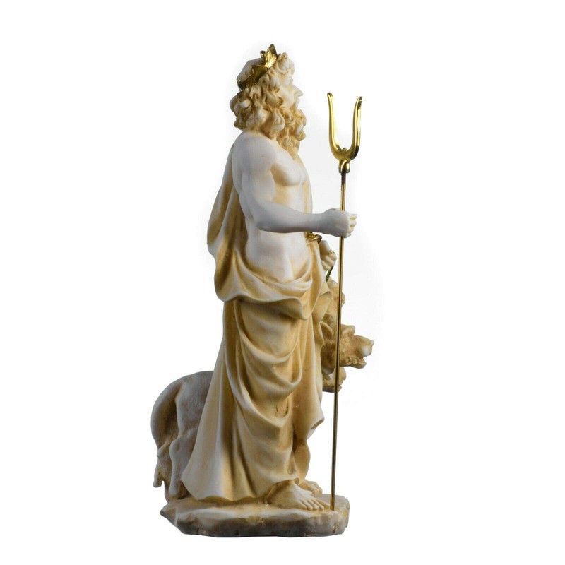 Pluto Hades Lord of the Underworld Greek Statue Dead Figurine