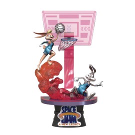 Beast Kingdom Space Jam: A New Legacy: Lola Bunny and Bugs Bunny DS-072 D-Stage Statue,Multicolor,6 inches