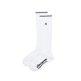Munsing Wear MG5SSO04L Women's Socks, Compression Lined, High Socks, One Point, Antibacterial, Deodorizing, Golf, Women's, WH00 (white)