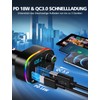 Mohard Bluetooth Adapter Auto, PD 18W&QC3.0 FM Transmitter Auto, 9