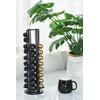 Meelio Black Coffee Pod Holder Carousel Coffee Capsule Holder Compatible