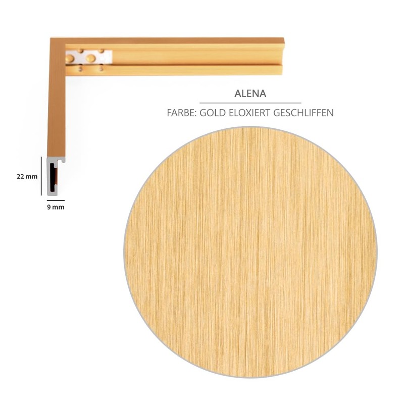 HaakDesign Alena Slim Aluminium Picture Frame 18 x 24 cm