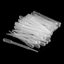 Jinshining 50Pcs Airbrush 3ml Disposable Plastic Eye Dropper Transfer Graduated Pipettes Essential Oils Pipettes Dropper Pipettes and Pipettors