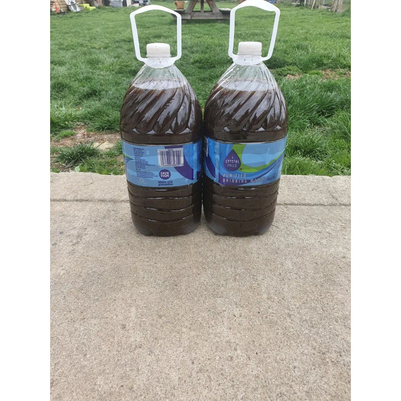 eccoearth food plants Tea concentrated fertilizer dark 2 Gal Organic