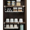 Selosiz 2Pack Under Shelf Storage Basket Organizer Expandable Width Add-On