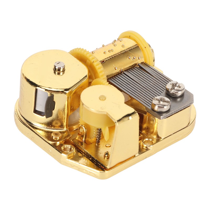 Windup Musical Movement 18 Note Pleasing Melody Alloy Easy Mounting