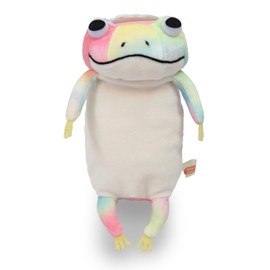 Shinada Global Mochi Series MPKR-0180R Mochi Frog Pen Case, Stuffed Animal, 3.5 x 3.1 x 7.1 inches (9 x 8 x 18 cm), Rainbow