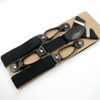 [DeeRace] Men's Button End Suspender - Adjustable Elastic Y-Shaped Tuxedo