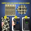 Nilight - 90110E 5 Gang Aluminum Rocker Switch Panel Toggle