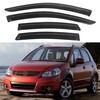 KPY Window Visor Compatible with Suzuki SX4 Hatchback 2008-2010, Rain