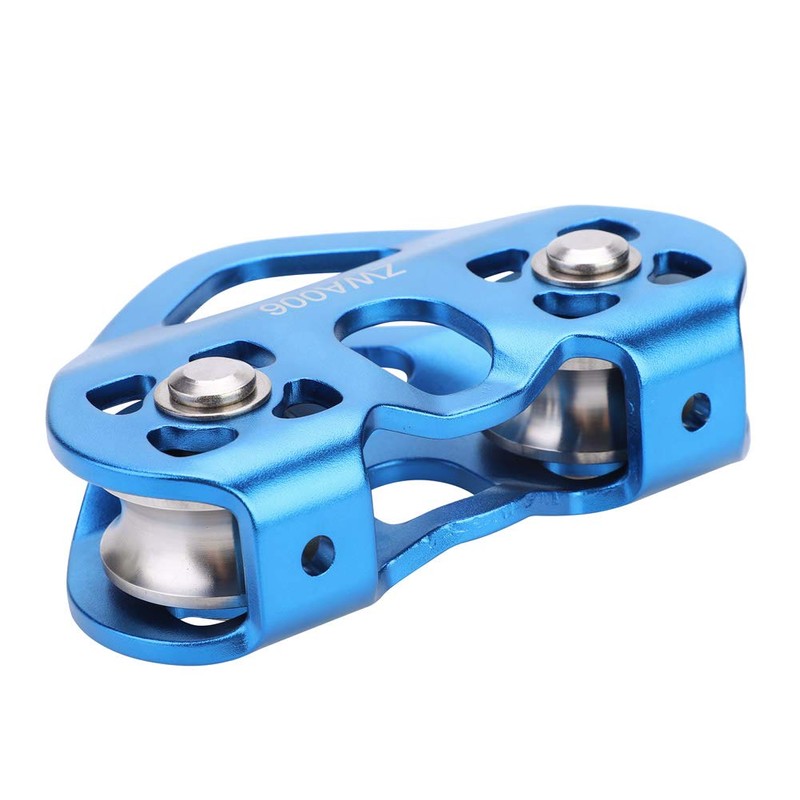 Pissente Double Trolley Pulley, pulley 30KN Aluminum Zip Line Rock