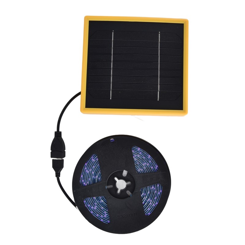 Solar Plant Grow Light Strip Solar Power Full Spectrum 5W