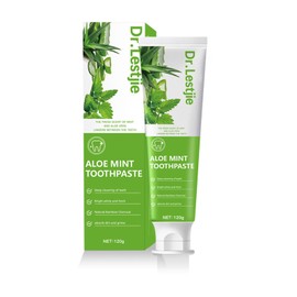 Aloevera Toothpaste Minty Flavour Cleaning Toothpaste Helps Deep Cleaning Teeth Fresh Breath Strengthens Tooth Enamal Kids Friendly SLS Free Non-Toxic 4.23oz-1Pack