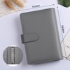 MEISH PU Leather A6 Budget Binder Cover Refillable 6 Ring