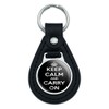 Graphics and More Keep Calm and Carry On Black Black
