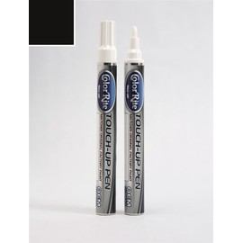 ColorRite Pen for Ford Focus Automotive Touch-up Paint - Black (matt) (Lower 2-Tone) M6388G - Value Package