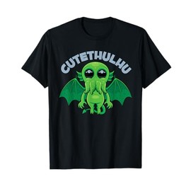 Cutethulhu Cute Mythical Sea Monster Cartoon Character T-Shirt