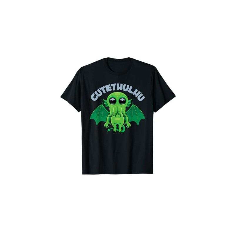 Cutethulhu Cute Mythical Sea Monster Cartoon Character T-Shirt