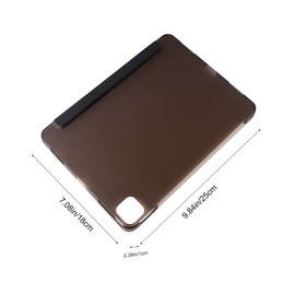 CAXUSD Folding Pu Leather Tablet Protective Cover Trifold Design Leather Magnetic Closure Microfiber Lining Sleek Elegant Case