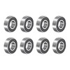 QUARKZMAN Pack of 8 6001RS Ball Bearings 11 x 28