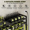 NattyDot Large Power Tool Organizer Cart with Charging Station 8