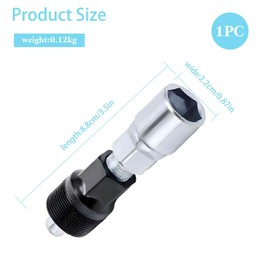 Bicycle Crank Puller with 16 mm Key Universal Bottom Bracket Tool Puller Pedal Crank Puller Set for Standard, Square Type, Compatible with Octalink, ISIS Systems, Crank Puller for MTB