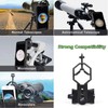 TRAMILY Universal Phone Adapter Mount - Compatible Binoculars, Monocular Spotting