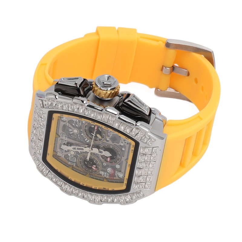 Men Mechanical Watch 30M Waterproof Dial Hollow Automatic Mechanical Wrist