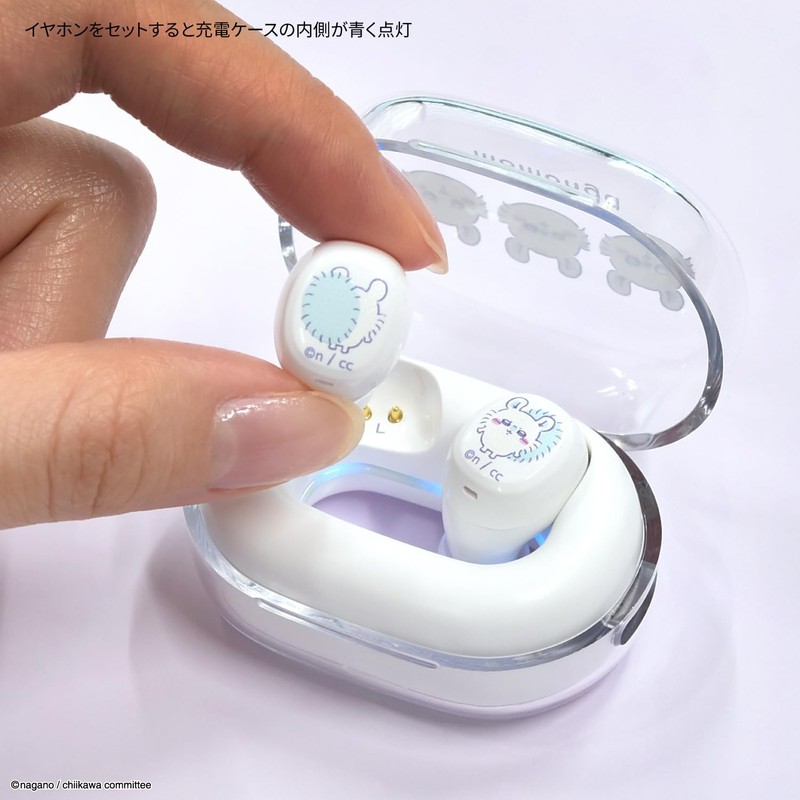 Gourmandies Chiikawa Fully Wireless Stereo Earbuds Momonga CK-64D